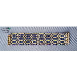 Royal Tapestry Bracelet Pattern - Odd Count Peyote